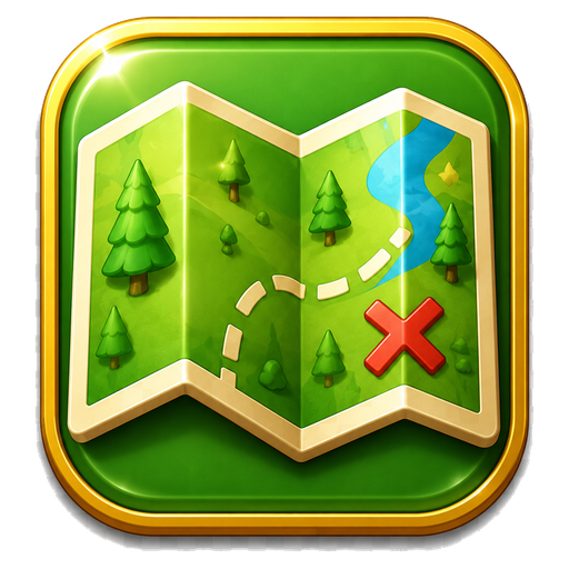 Financial campaign map icon